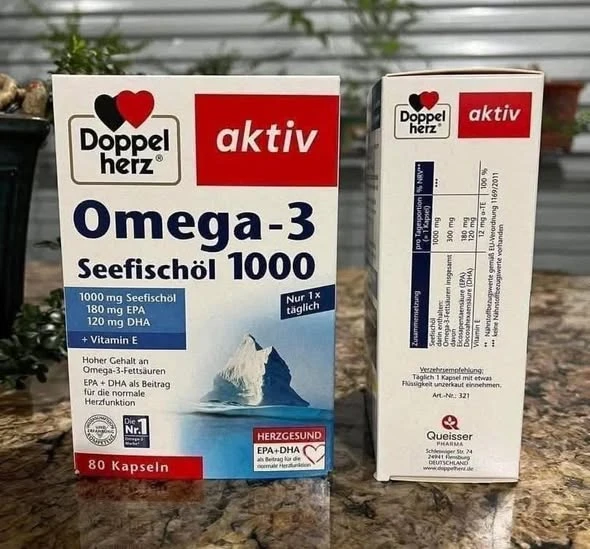 OMEGA 3 SEEFISCHOL 1000 DOPPEL HERZ