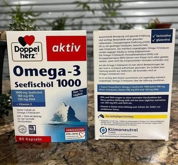 OMEGA 3 SEEFISCHOL 1000 DOPPEL HERZ