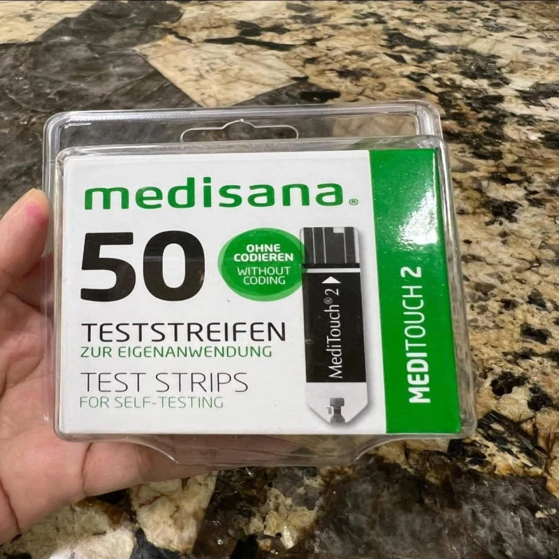 QUE THỬ ĐƯỜNG HUYẾT MEDISANA MEDITOUCH 2
