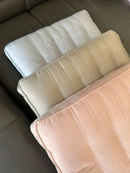 Set 2 Ruột Gối Mátxa Tencel (còn màu be)