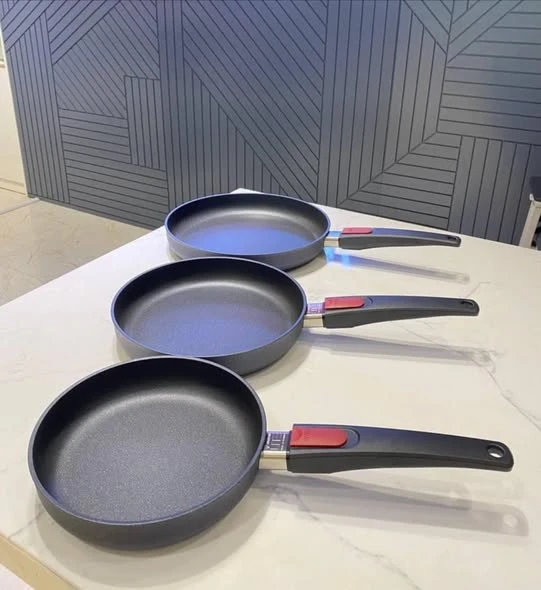 Set 3 chảo rán chống dính WOLL DÒNG DIAMOND LITE FRY PANS 