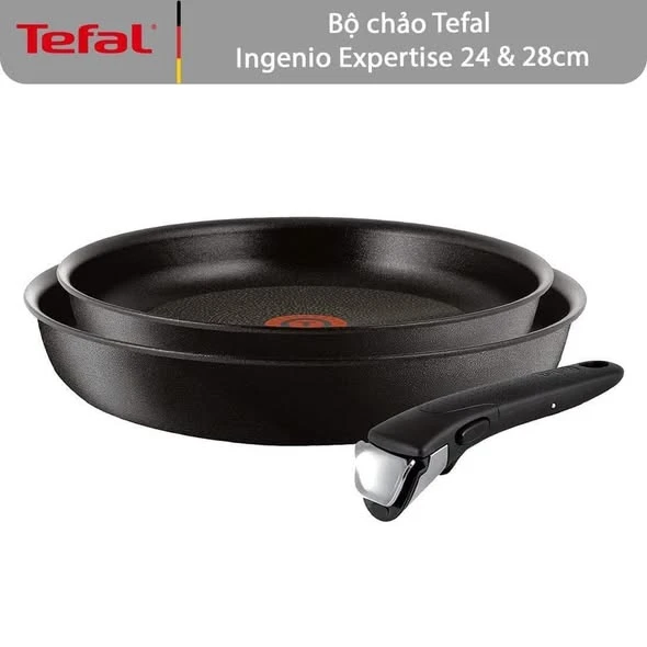 Set chảo Tefal tay rời 24-28cm (2 CHẢO + 1 TAY CẦM)