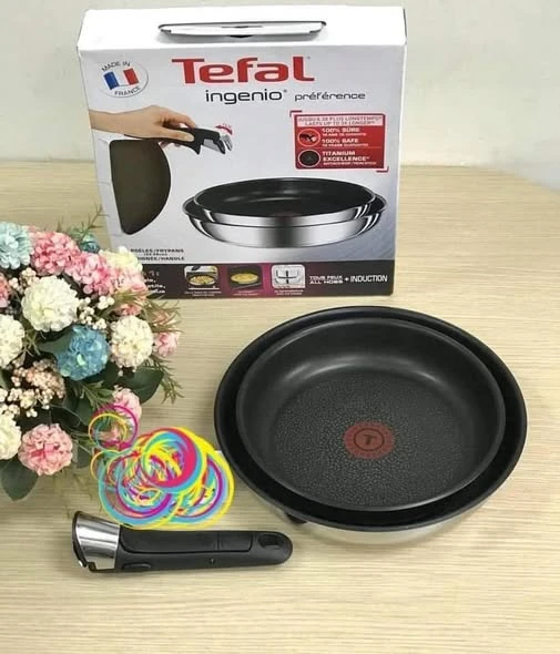 Set chảo Tefal tay rời Ingenio Preference 24 + 28cm (2 CHẢO + 1 TAY CẦM)