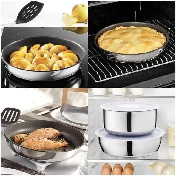 Set chảo Tefal tay rời Ingenio Preference 24 + 28cm (2 CHẢO + 1 TAY CẦM)