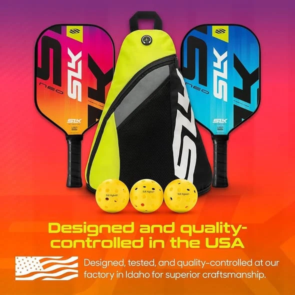 Sét vợt Pickleball 2024 SLK Neo by Selkirk (2 vợt, 1 túi đựng, 3 bóng)