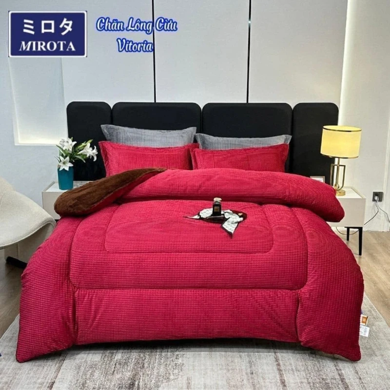 SIÊU PHẨM CHĂN LÔNG CỪU MIROTA DÒNG VICTORIA SỬ DỤNG CÔNG NGHỆ M-WARM