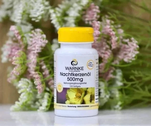 TINH DẦU HOA ANH THẢO Nachtkerzenöl 500 mg của Warnke 100 viên