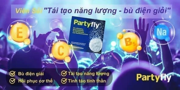 VIÊN SỦI PARTYFLY MADE IN GERMANY