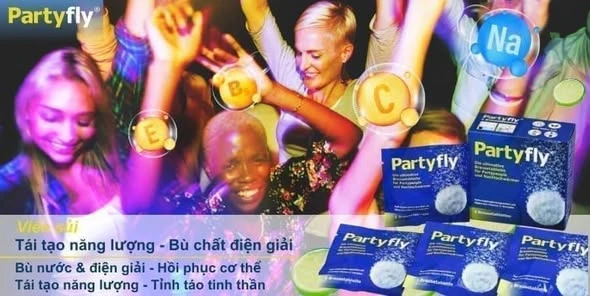 VIÊN SỦI PARTYFLY MADE IN GERMANY