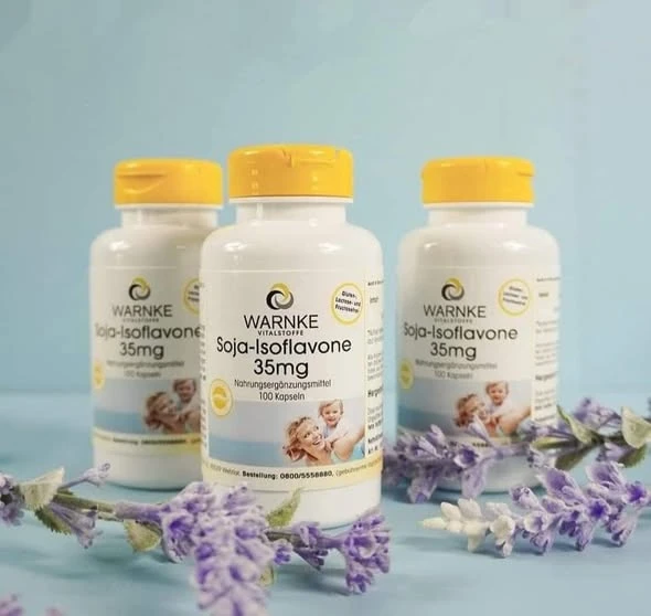 Viên Uống Bổ Sung Nội Tiết Tố Nữ Warnke Soja-Isoflavone 18110 35mg, 100 Viên