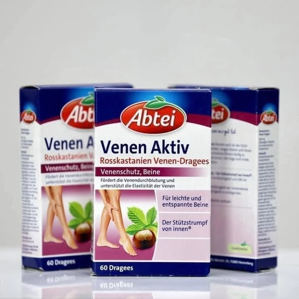 Viên uống chống Giãn Tĩnh Mạch Abtei Venen Aktiv, 60 Viên