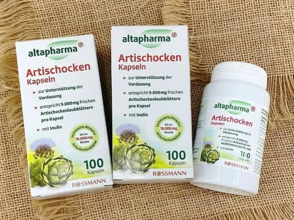 VIÊN UỐNG MÁT GAN, TIÊU ĐỘC, THẢI ĐỘC GAN MẬT ALTAPHARMA ATISCHOCKEN (LỌ 100 VIÊN)