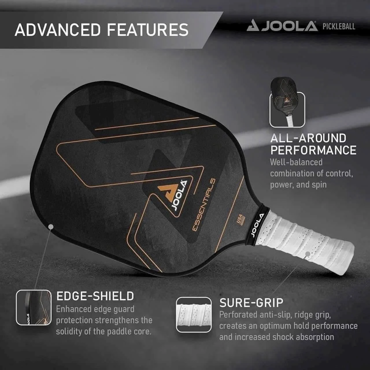 VỢT PICKLEBALL JOOLA ESSENTIALS (1 CÂY)