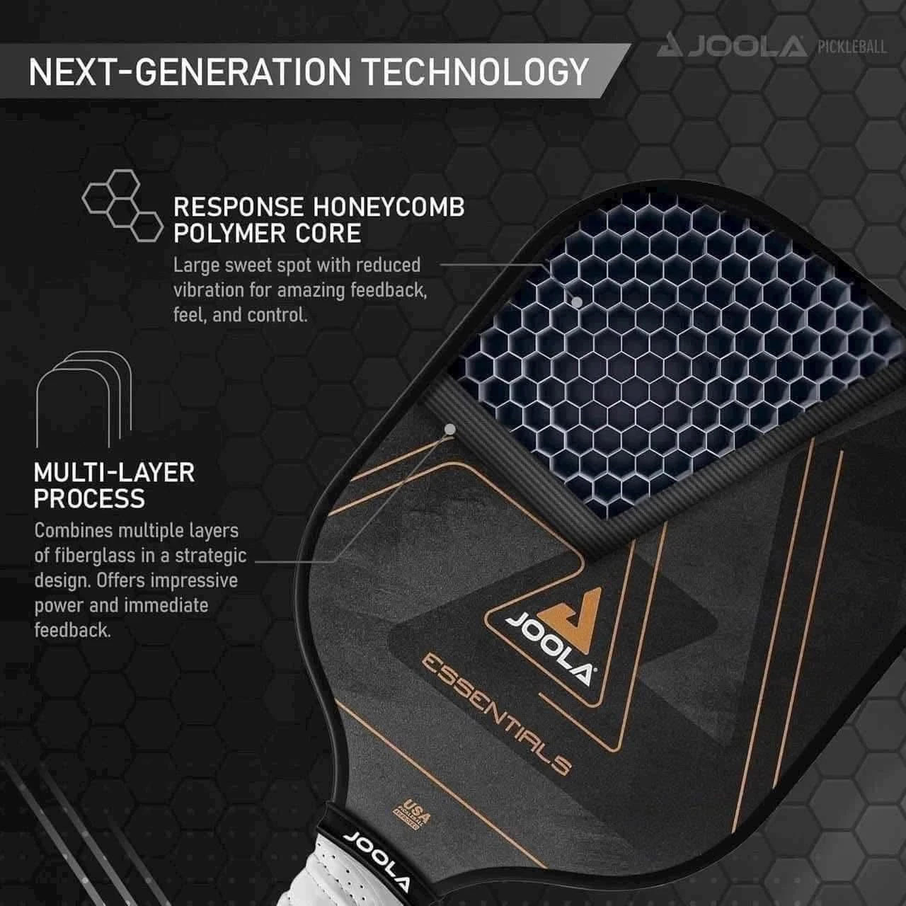 VỢT PICKLEBALL JOOLA ESSENTIALS (1 CÂY)