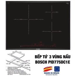 Bếp từ Bosch PID775DC1E serie 8 (3 vùng nấu)