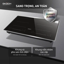 BẾP TỪ CAO CẤP 2 VÙNG NẤU GKOCH 7372DS2 - 5400W 