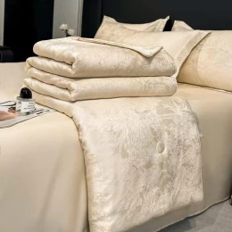 Bộ chăn ga Tencel Jacquard cao cấp 2025 (còn số 5)