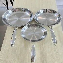 CHẢO INOX LÒNG TRƠN CHOCKMEN SIZE 28CM
