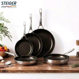 Chảo rán chống dính STEIGER TitanPro 28cm