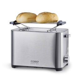 MÁY NƯỚNG BÁNH MÌ CASO CLASSICO T2 DUO MÀU BẠC