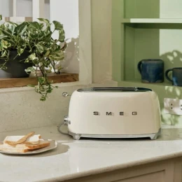 Máy nướng bánh mì SMEG TOASTER TSF01CREU - Màu Kem