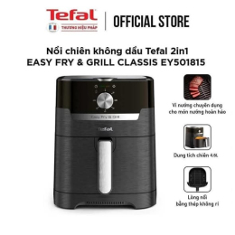 Nồi chiên không dầu Tefal 2in1 Easy Fry & Grill Classis EY501815