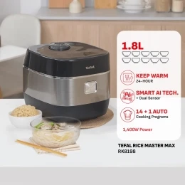 Nồi cơm cao tần Tefal Rice Master Max RK819868 -1.8L