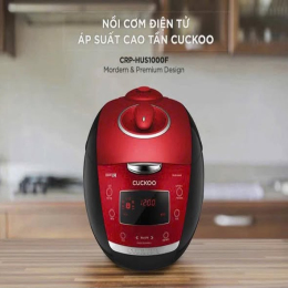 NỒI CƠM ĐIỆN CAO TẦN CUCKOO CRP-HUS1000F ĐỎ