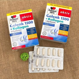 VIÊN UỐNG BỔ XƯƠNG KHỚP GELENK 1500 DOPPEL HERZ KẾT HỢP KOLLAGEN & HYALURON 