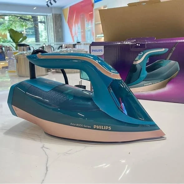 BÀN LÀ PHILIPS DST8030/70 (3000W - màu xanh thạch anh)