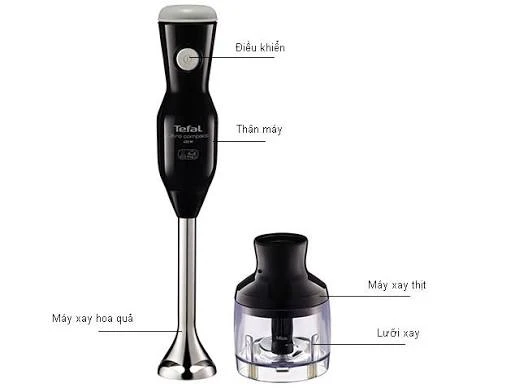 Combo Máy xay cầm tay đa năng Tefal HB407801