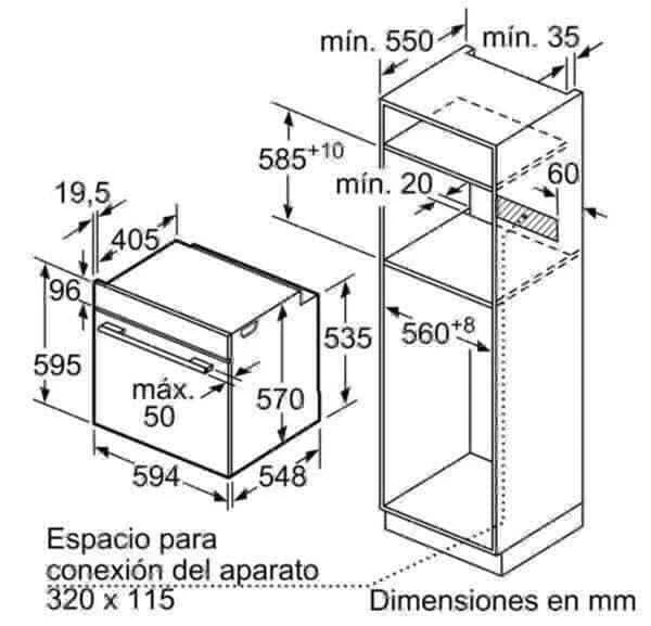 LÒ NƯỚNG BOSCH HBA512ES0 SERIE 4