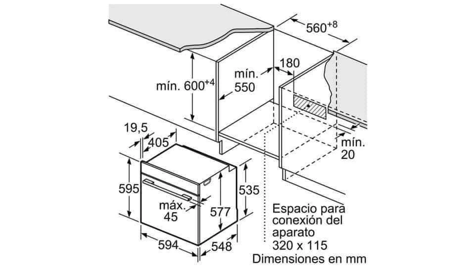 Lò Nướng Kèm Hấp Bosch HSG636BS1 Serie 8