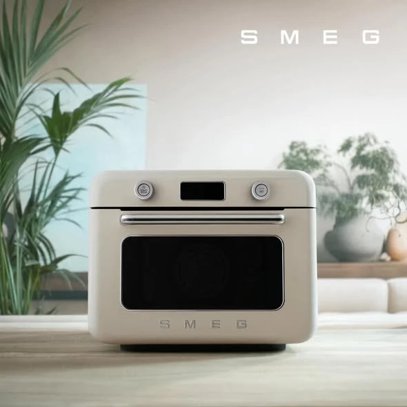 LÒ NƯỚNG KÈM HẤP SMEG COF01CREU MÀU KEM