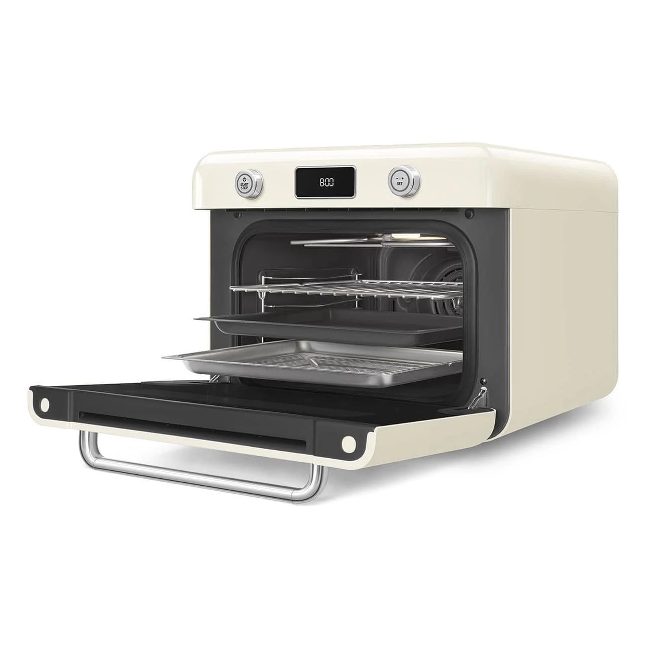 LÒ NƯỚNG KÈM HẤP SMEG COF01CREU MÀU KEM