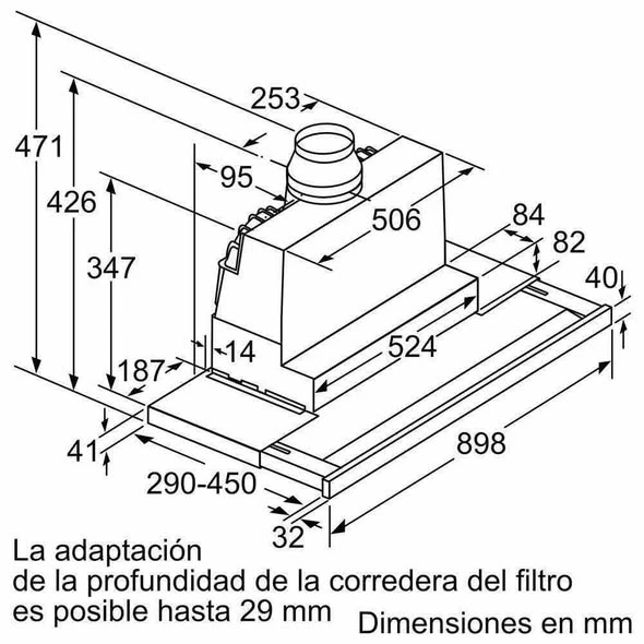 MÁY HÚT MÙI BOSCH DFS097K51 - SERIES 8