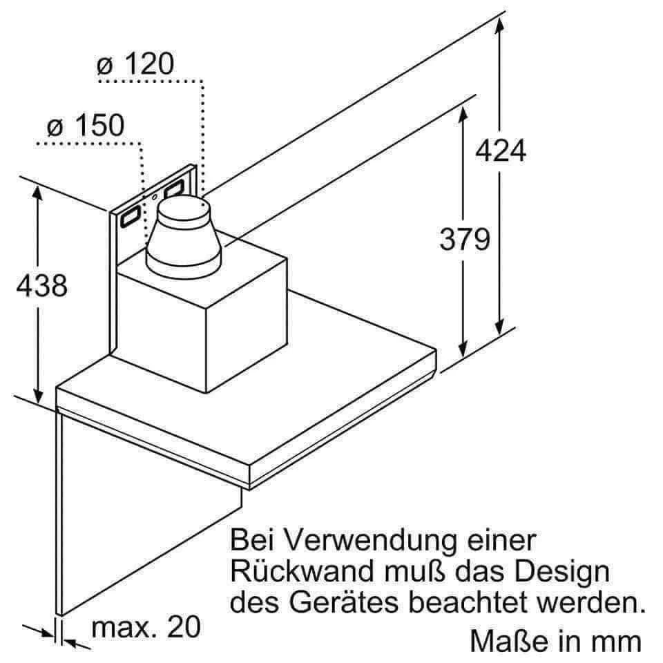Máy hút mùi Bosch DWB97LM50 series 6