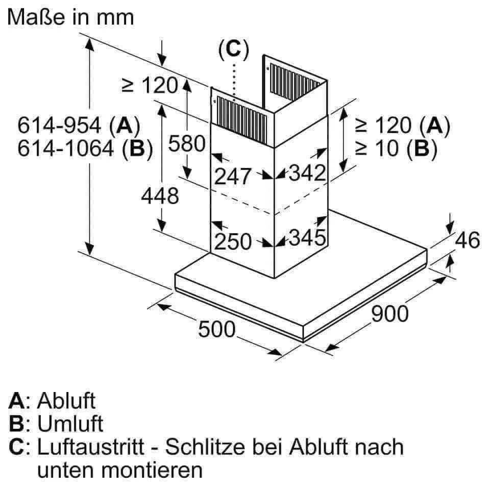 Máy hút mùi Bosch DWB97LM50 series 6