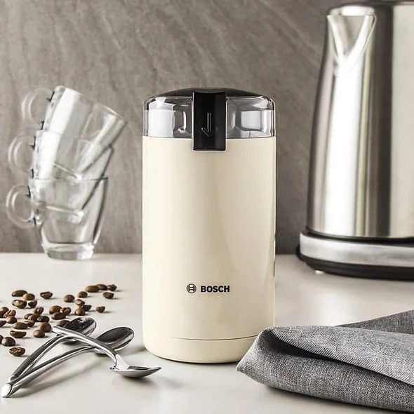 MÁY XAY CAFE, NGŨ CỐC BOSCH Made in EU còn màu kem