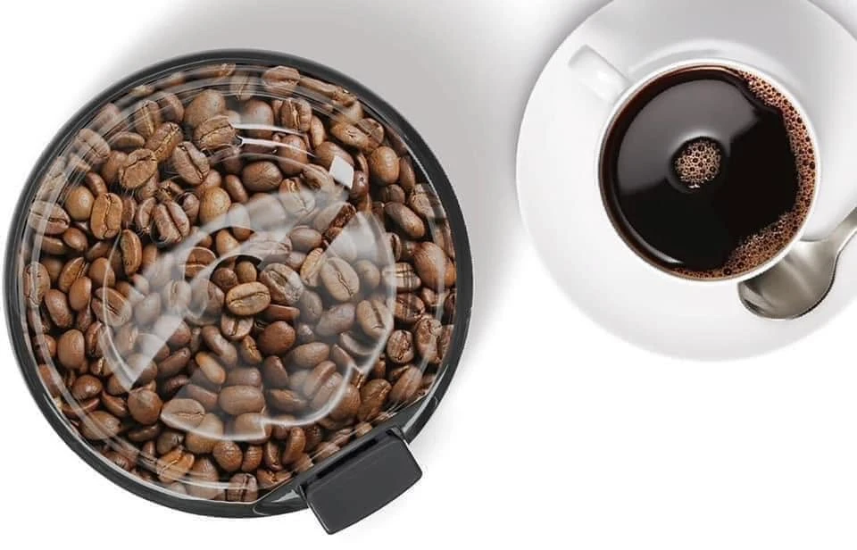 MÁY XAY CAFE, NGŨ CỐC BOSCH Made in EU còn màu kem
