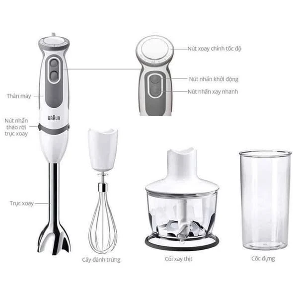 Máy xay cầm tay Braun MQ5235
