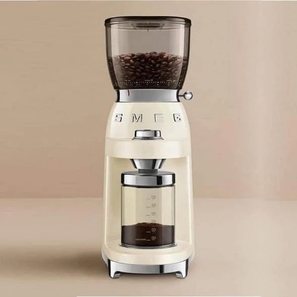MÁY XAY HẠT CAFE SMEG CGF11CREU Màu Kem