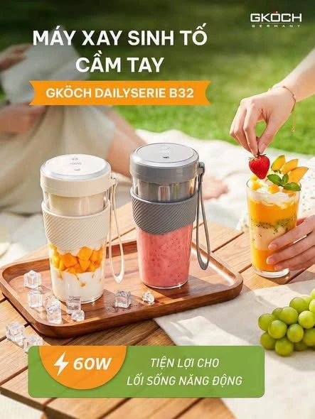 MÁY XAY SINH TỐ CẦM TAY GKOCH B32