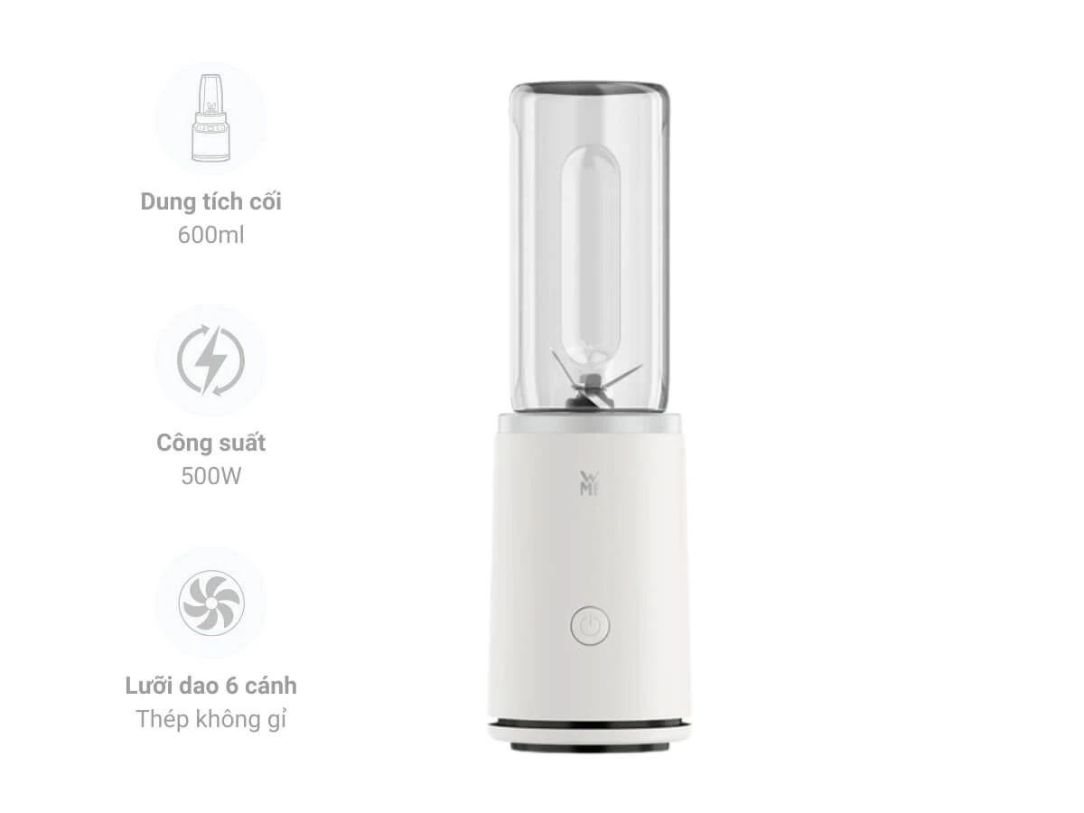 Máy xay sinh tố WMF Mix&Go Touch màu trắng kem