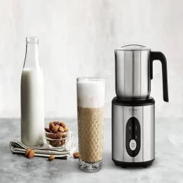 Máy Tạo Bọt Sữa Caso 1666 Crema & choco màu bạc
