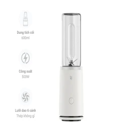 Máy xay sinh tố WMF Mix&Go Touch màu trắng kem