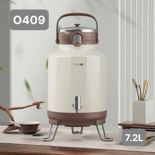 Bình bảo ôn O409-W OYATTON Grand Master màu trắng 7200ml, model: OYT-W720