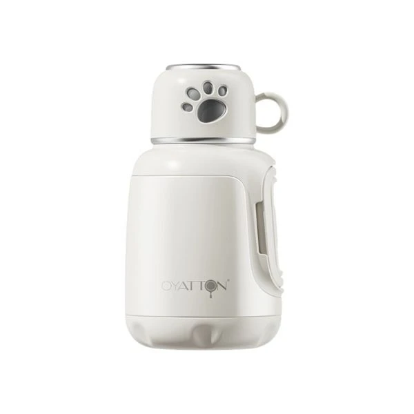 Bình giữ nhiệt chân mèo O52-W OYATTON màu trắng 1000ml, inox 316, model: OYTF52-C100