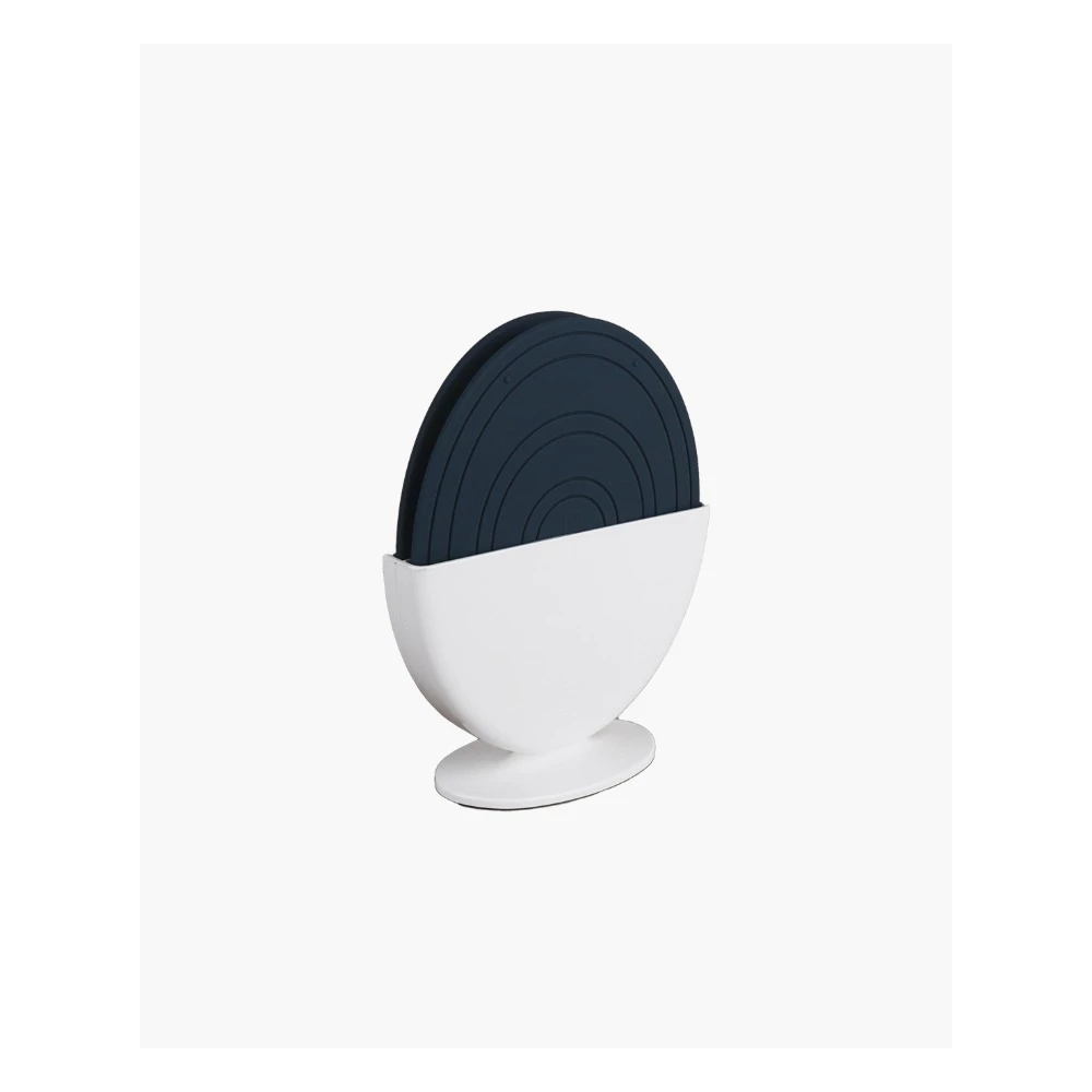 Bộ 2 miếng lót nồi silicone cao cấp SalleMa - Màu xanh navy