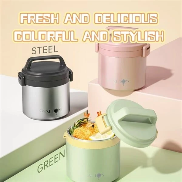 Cặp lồng giữ nhiệt O525-S OYATTON màu bạc 1700ml, model: OYTF53-C170